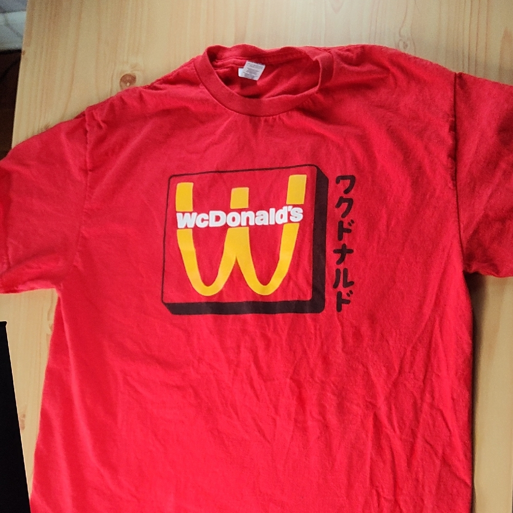 Bright Red Cotton T-Shirt
